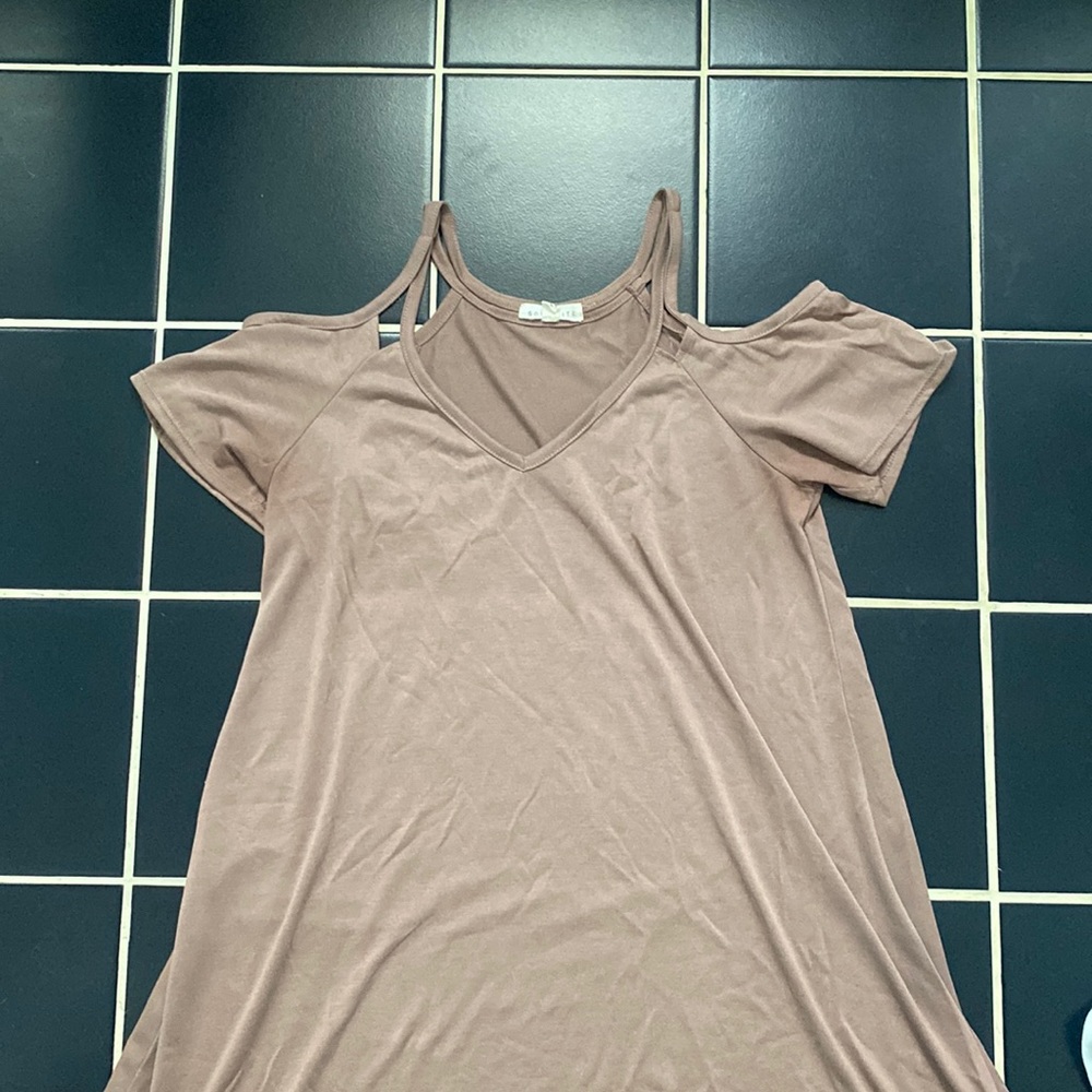 Socialite Light Pink T Shirt Dress